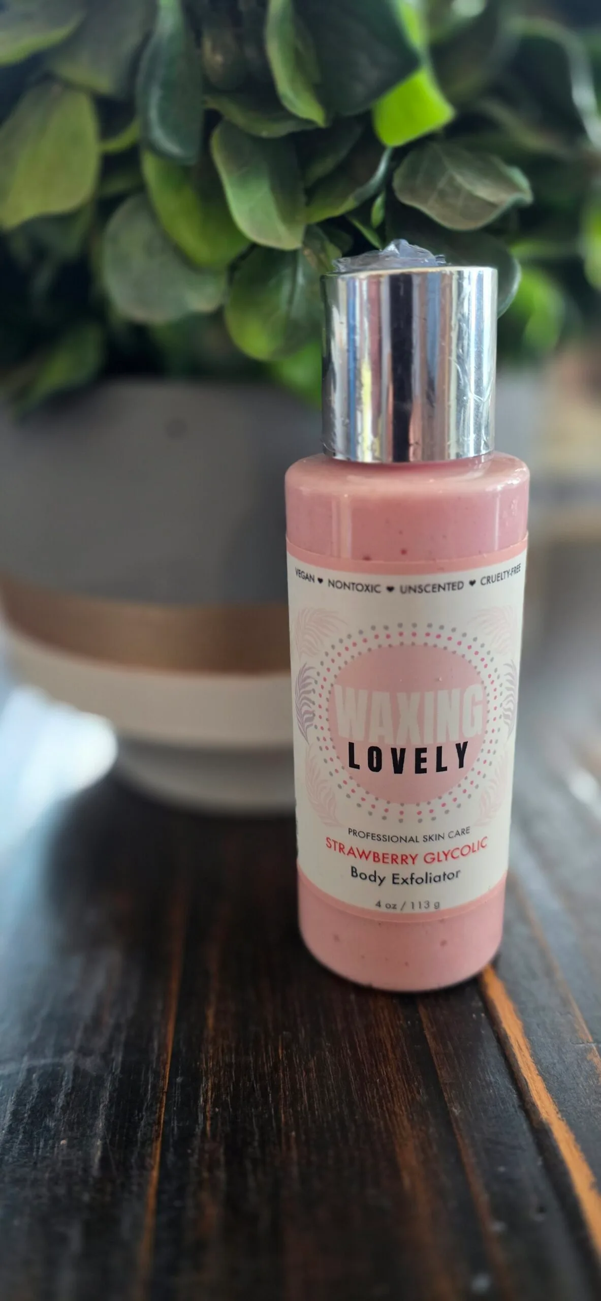 Exfoliating body polish featured in a professional aftercare collection