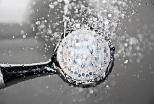 Preparing for a waxing appointment by showering with a gentle body wash